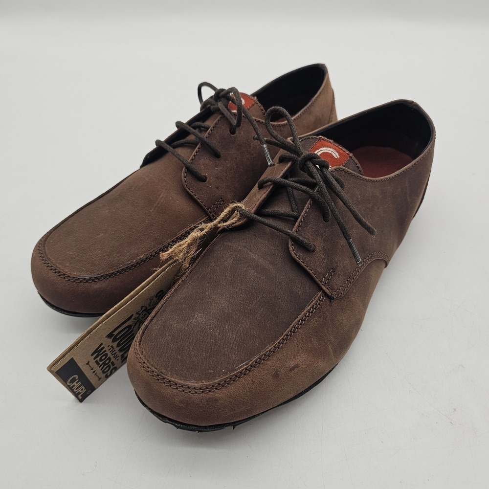 CHUPL AKSHAY brown loafer shoes size 10 Handmade Indian Shoe